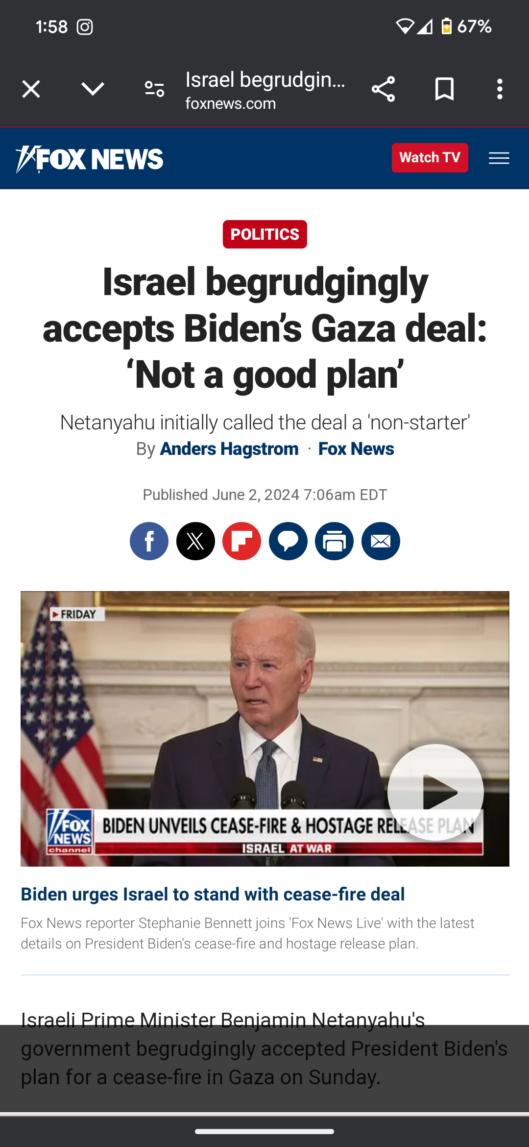 Gaza Fox News LIES